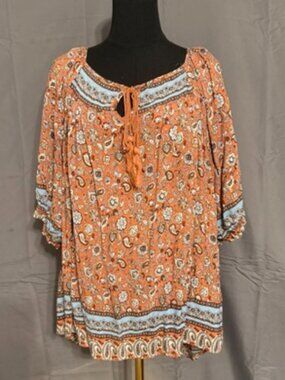 GIGIO Boho Blouse Size L